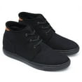 thumbnail image 5 of CMR CHAMARIPA Casual Elevator Shoes For Men, Black Mid Top Canvas Sneaker Extra Heightening Shoes 2.36" Taller, 5 of 11