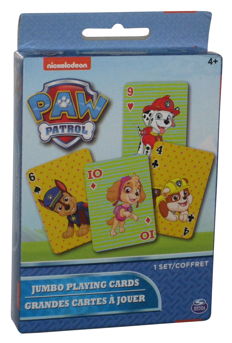 T8 Nickelodeon Paw Patrol Jumbo Playing Card Deck for sale online 
