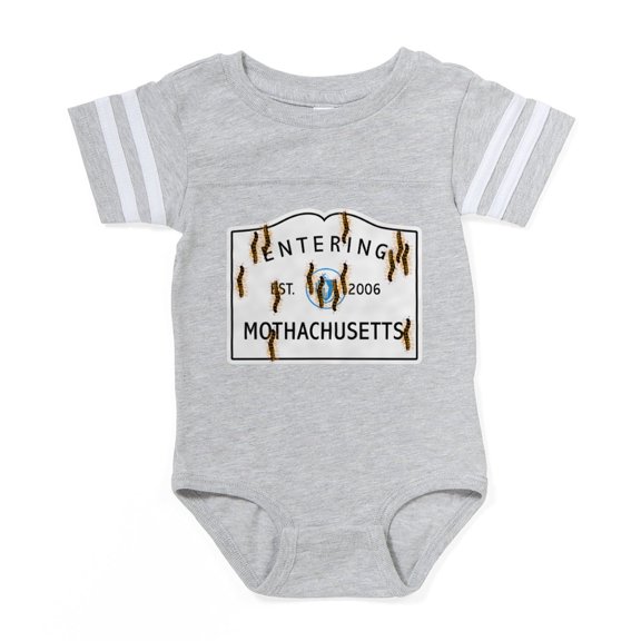 CafePress - Mothachusetts - Cute Infant Baby Football Bodysuit