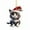 F, variant on dajkiuy Christmas Tree Cute Cats Hanging Ornament, New Christmas Ornament Acrylic Christmas Pendant, Christmas Cats Kitty Hanging Decoration for Xmas Tree Holidays Party Car Home Decor