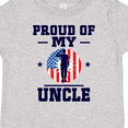 thumbnail image 4 of Inktastic Military Uncle Proud Nephew Boys or Girls Toddler T-Shirt, 4 of 5
