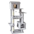 thumbnail image 4 of 63 Inches Multi-Level Large Cat Tree gray, 4 of 7