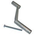 thumbnail image 1 of Silver Die-Cast Zinc Crank Crank Handle, 1 of 1