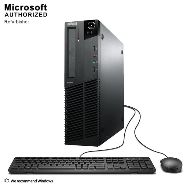 Refurbished Grade A Lenovo Thinkcentre M78 Sff Desktop Pc Amd A10 Pro 7800b 3 5ghz 12g Ddr3 500g Hdd Vga Dp Wifi Bluetooth Mouse And Keyboard Dvdrw Windows 10 Pro 64 Bit Walmart Com