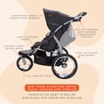 thumbnail image 4 of Baby Trend Expedition EX Poussette Double Pivotante pour Bébé, Griffin, 4 of 12