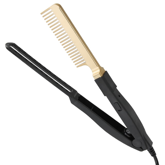 Peine caliente, peine calefactor eléctrico, peine para cabello liso, húmedo y seco, elaborado por expertos