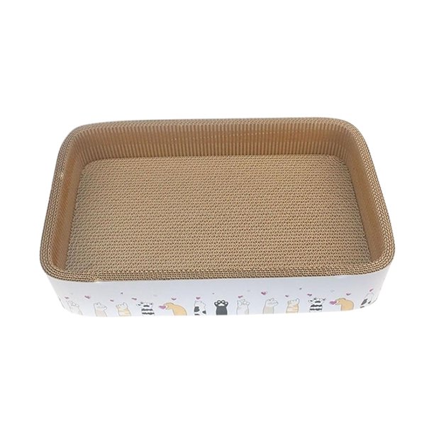 Cama rascadora para gatos antideslizante, mueble para mascotas, tapete rascador y extensible para gatos. 50x32x9cm
