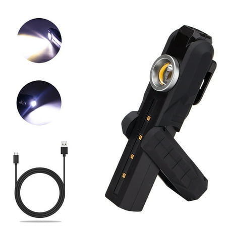 

Working Light COB XPE Foldable Power Display Portable Flashlight Electronic Devices Vehicle Lighting Tool Lamp