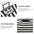 thumbnail image 3 of Xecao Black And White Thick Stripes Print Elastic Luggage Cover, Double-sided Print , Perfect for Travel, Business, and Daily Use (Suitcase Not Included)-Small, 3 of 7
