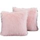 thumbnail image 2 of Juego de 2 fundas decorativas para almohadas, nueva serie de lujo, fundas de cojín mullidas de piel sintética de estilo merino, funda de cojín cuadrada difusa JFHHH pequeña, 2 of 5