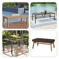 thumbnail image 7 of Covers & All Rectangle Table Top Cover, 18 Oz Heavy Duty Waterproof UV & Weather Resistant Patio Table Cover, Outdoor Table Cover for Patio Outdoor Furniture (5" H x 90" W x 40" D Inches, Coffee), 7 of 7