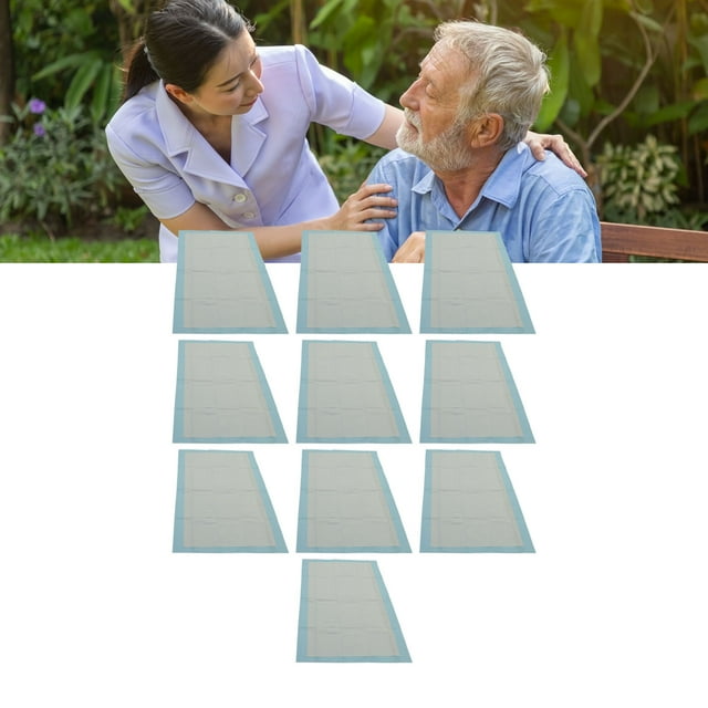 Disposable 10Pcs Disposable Underpads Super Absorbent Disposable Incontinence Bed Pads For Kids Adults Elderly