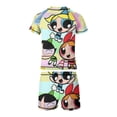 thumbnail image 6 of The Powerpuff Girls Boys 2-Piece Swimsuit Set Bathing Suit Short Sleeve Swimwear Sets with Swim Trunk 8-10Y(130cm), 6 of 7
