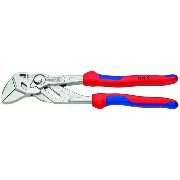 KNIPEX Tools 86 05 250, 10-Inch Pliers Wrench with Comfort Grip Handles
