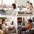thumbnail image 4 of Soporte de almohada Lap Beanbag Cozy Kindle ERGONOV, color gris, 4 of 9