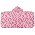 thumbnail image 5 of Yayeee Kids Hooded Towel with Hand Pockets Beach Soft Absorbent Bath Wrap 50 x 23.5 inch, Strawberry Bliss, 5 of 5