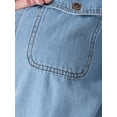 thumbnail image 5 of INSPIRE CHIC Women's Jean Jacket Shirts Long Sleeve Button Down with Pockets Denim Jackets, 5 of 5