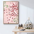 thumbnail image 5 of Candy Cane Holiday II - Framed Gallery Wrapped Holiday Canvas - 17 x 25 - Natural Wood Frame, 5 of 8