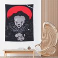thumbnail image 5 of Pennywise Tapestry Wall Hanging, Elegant Wall Hanging Tapestries Wall Art for Bedroom Decor, Outdoor, Parties 60"x80", 5 of 8