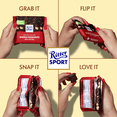 thumbnail image 3 of Ritter Sport Milk Chocolate Candy Bar with Crispy Flakes – Authentic German Chocolate, Wrapped, 3.5 oz, 3 of 12