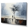 thumbnail image 2 of Designart "Coastal Minimalism silence I" Landscapes Canvas Art Print, 2 of 5