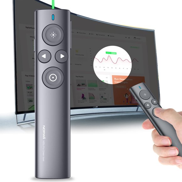 Control remoto para presentaciones Norwii N95s Pro con puntero digital