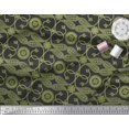 thumbnail image 3 of Soimoi Polyester Crepe Fabric Paisleys Paisley Print Sewing Fabric Yard 42 Inch Wide, 3 of 3