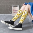 thumbnail image 3 of Lsque Lilies Flowers Printed Crew Socks Men's Women's LightWeight Thin Casual Calf Socks ,Knee High Socks,Cotton Socks, 3 of 9