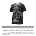 thumbnail image 6 of LAOLIUSN Men's Motorcycle Graphic T Shirt, Vintage Biker Classic Bike Print Short Sleeve Crew Neck Tee, S-4XL, 6 of 7