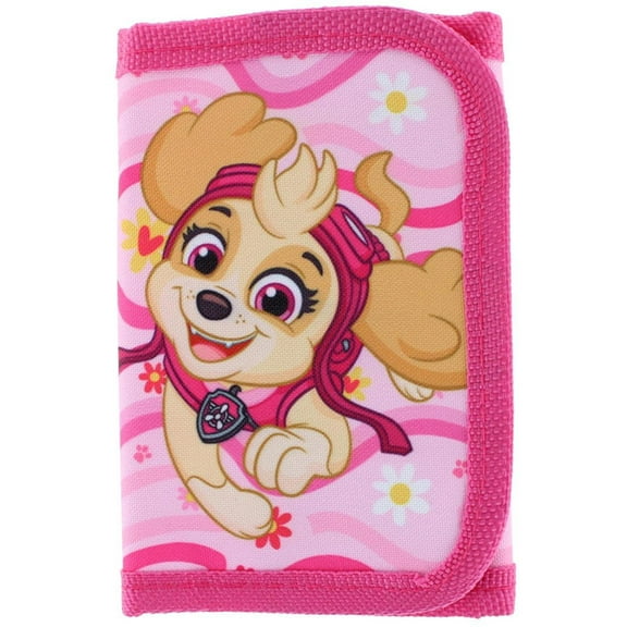 Textiel Trade Girl's Nickelodeon's Paw Patrol Skye Rescue Hook & Closure Tri Fold Wallet