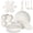 White, variant on Coliware 10Pcs Pots and Pans Set, Nonstick Induction Ready Cookware Set with Detachable Handle Utensils, All Stoves Compatible Kitchenware Set for Healthy Cooking, Dishwasher Safe-White