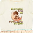 thumbnail image 4 of Inktastic My Grandma Loves Me to the Moon and Back Girls Toddler Dress, 4 of 5