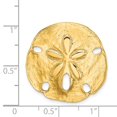 thumbnail image 3 of FB Jewels 14K Yellow Gold Polished Fits up to 8mm on Both Small Sand dollar Slide, 3 of 4