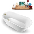 thumbnail image 2 of 65" Streamline N1521BGL Freestanding Tub and Tray With Internal Drain, 2 of 7