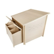 New Age Pet® ECOFLEX® Fontana Jumbo Chicken Coop, in Red or Tan, for 4 to 6 Chickens