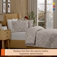 thumbnail image 4 of Color Sense 100% Cotton Printed Duvet Percale Set, Soft Feel, Lightweight & Breathable, 3-Piece Percale Set Queen Kalampur, 4 of 9