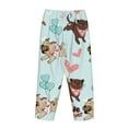 thumbnail image 5 of Bingfone Pajamas For Women,Cute Pug Dogs Pajama Pants With Pockets-Medium, 5 of 9