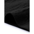 thumbnail image 5 of Casual Shorts for Women Elastic Waist Drawstring Keen Length Summer Comfy Shorts with Pockets XS Black, 5 of 6