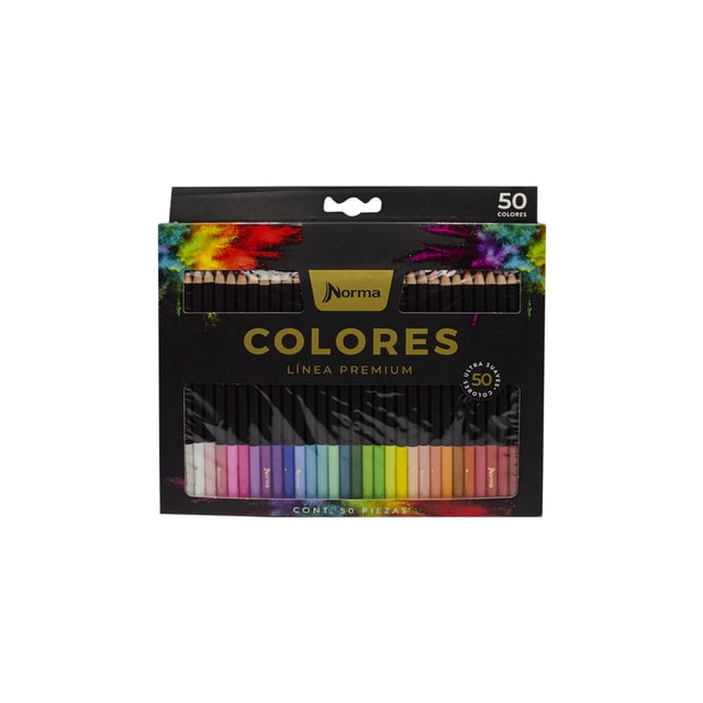 Lápices de Colores Norma Premium 50 Piezas