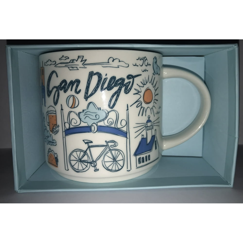 Starbucks Been There Series Collection San Diego California Coffee Mug New