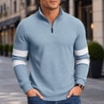 thumbnail image 2 of Rhuody Sweatshirt For Mens Long Sleeve Solid Color Pullover Sweatshirt 2Xl Blue, 2 of 7