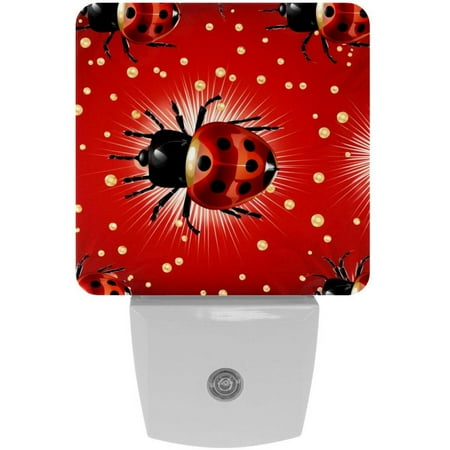 

Coccinella septempunctata LED Square Night Lights - Stylish and Energy-Efficient Room Lighting Solution with Soft Glow - for Bedside Reading and Relaxation