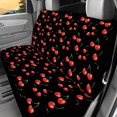thumbnail image 2 of Psesaysky Cherry Print Design Non-Slip Car Rear Seat Covers for Automotive Car Interior, Comfortable Car Back Seat Covers Stretch Rear Bench Seat Cover, 2 of 7