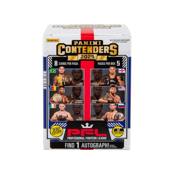 2025 Panini Contenders Pro Fighting League Trading Cards Blaster Box