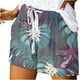 thumbnail image 1 of Mujeres Pantalones Cortos Casual Cordón Vendaje Estampado Cintura Elástica con Bolsillos, Sueltos Y Cómodos Pantalones Cortos de Verano para Mujeres, 1 of 7
