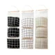 thumbnail image 1 of Sunrain - Bolsa colgante de 3 piezas, organizador de pared para puerta, bolsa colgante con 3 bolsillos, bolsa de almacenamiento de pared compatible con habitación de niños, baño,, 1 of 5