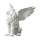 thumbnail image 2 of Estatua de león coleccionable moderna, adorno de escritorio para estantería de oficina. Blanco, 2 of 9