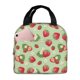 thumbnail image 1 of Balery Strawberry Floral Bolsa de Almuerzo Aislada – Caja de Almuerzo con Papel de Aluminio Grueso, Mantiene la Comida Fresca por 4 Horas, 1 of 8