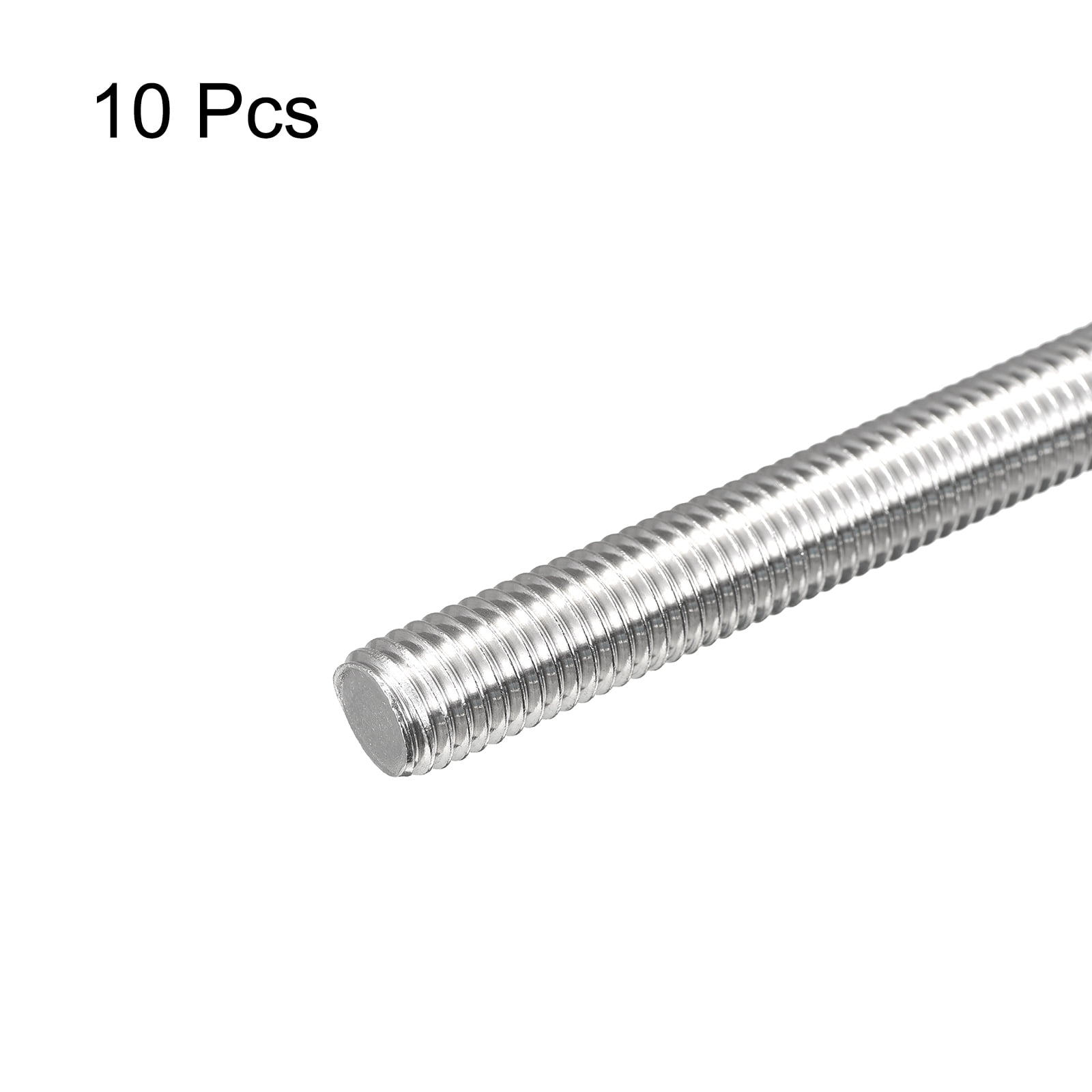 Fully Threaded Rod M12 x 100mm 1.75mm Pitch 304 Stainless Steel Right Hand 10pcs