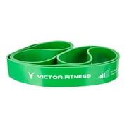 Victor.Fitness RISEband4 - Green - Level 4 Green RISE Band. 50-125lb resistance, 1-3/4" width. Heavy-duty resistance band that aids in recovery and invigorates through stretching and exercise.